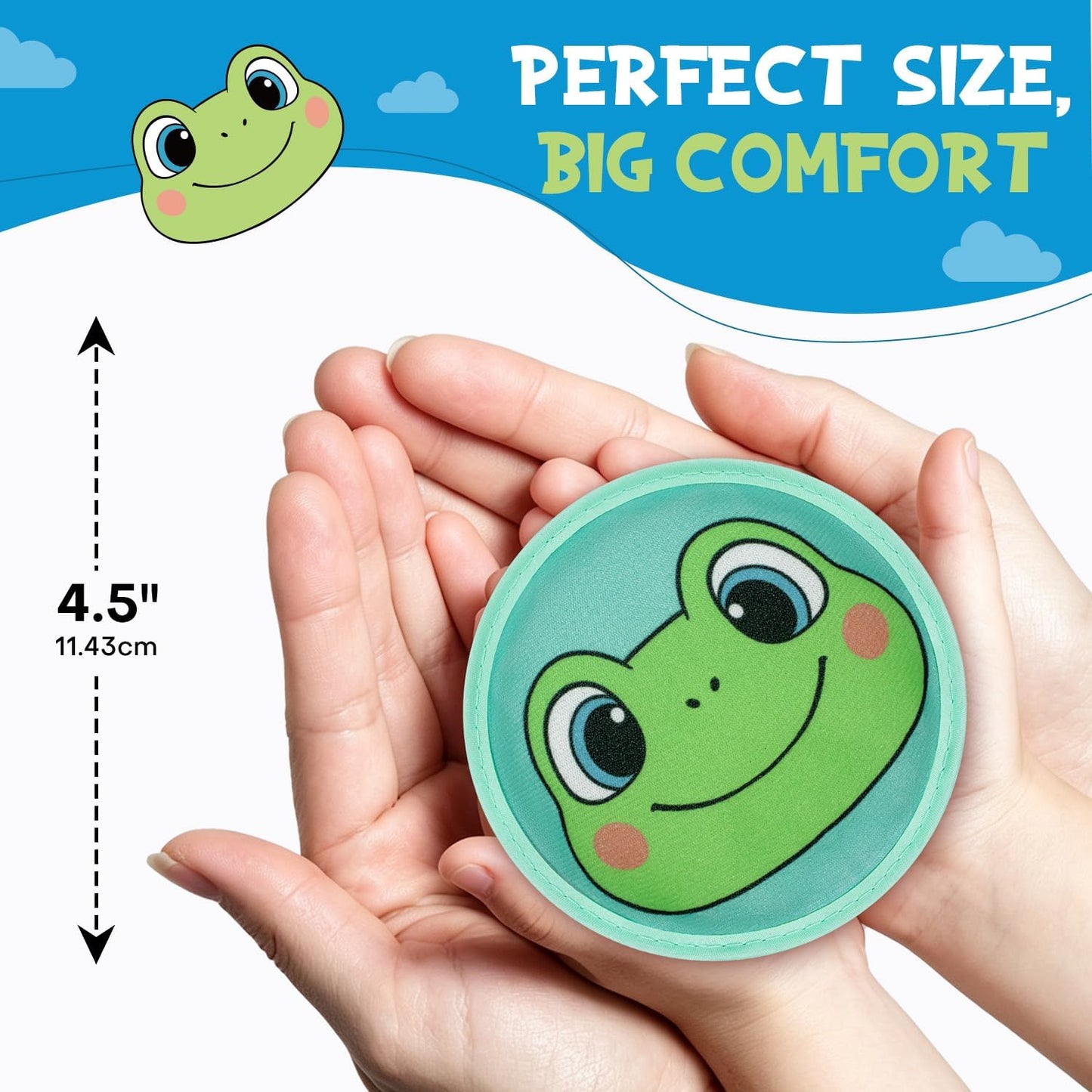 Gel Ice Pack for Injuries 2 Packs Cute Reusable Hot Cold Gel Packs