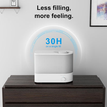 MegaWise Ultrasonic Cool Mist Humidifier SK7620 - 1.5L Capacity, Whisper-Quiet Operation, Adjustable Mist Output, Auto Shut-Off - Ideal for Home, Office, Baby Room, and Bedroom