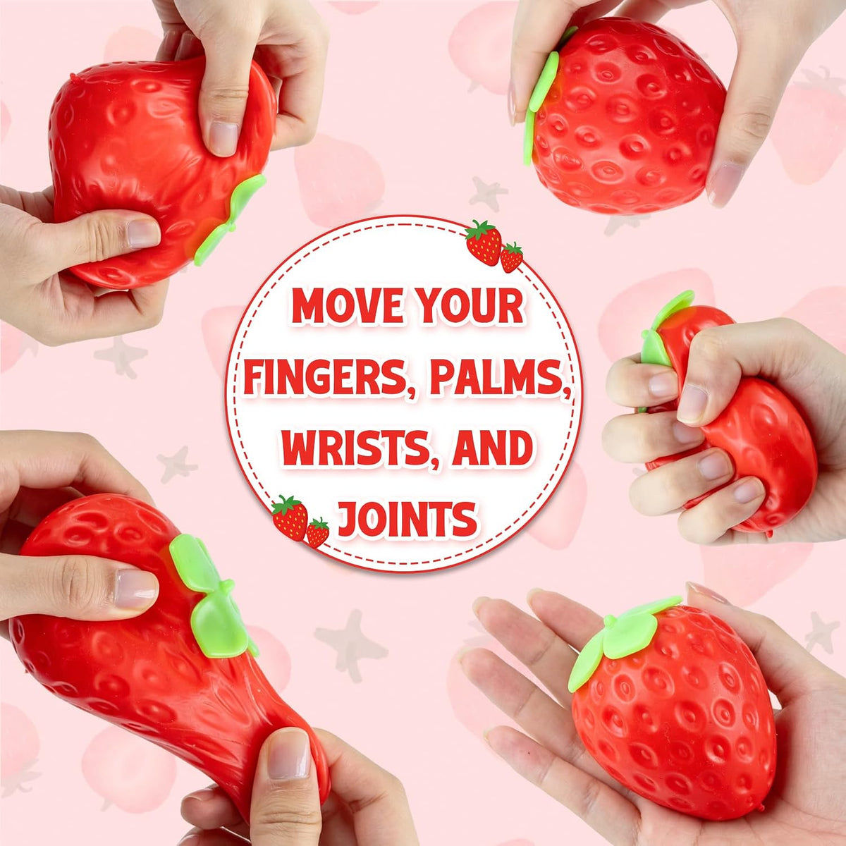 3Pcs Textured Stress Balls, Soft Sensory Fidget Toys Ball for Adults Kids