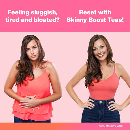 Skinny Boost Detox Tea Kit - Slimming Tea for Weight Loss & Bloating
