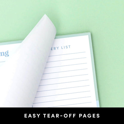 PAPERAGE To Do List Notepad, Daily To Do List Notebook, 60 Double-sided Tear-off Sheets, 1 Pack, 6.5" x 9.5", Undated Daily Planner Checklist for Office, School or Home (Pastel Rainbow Stripe)