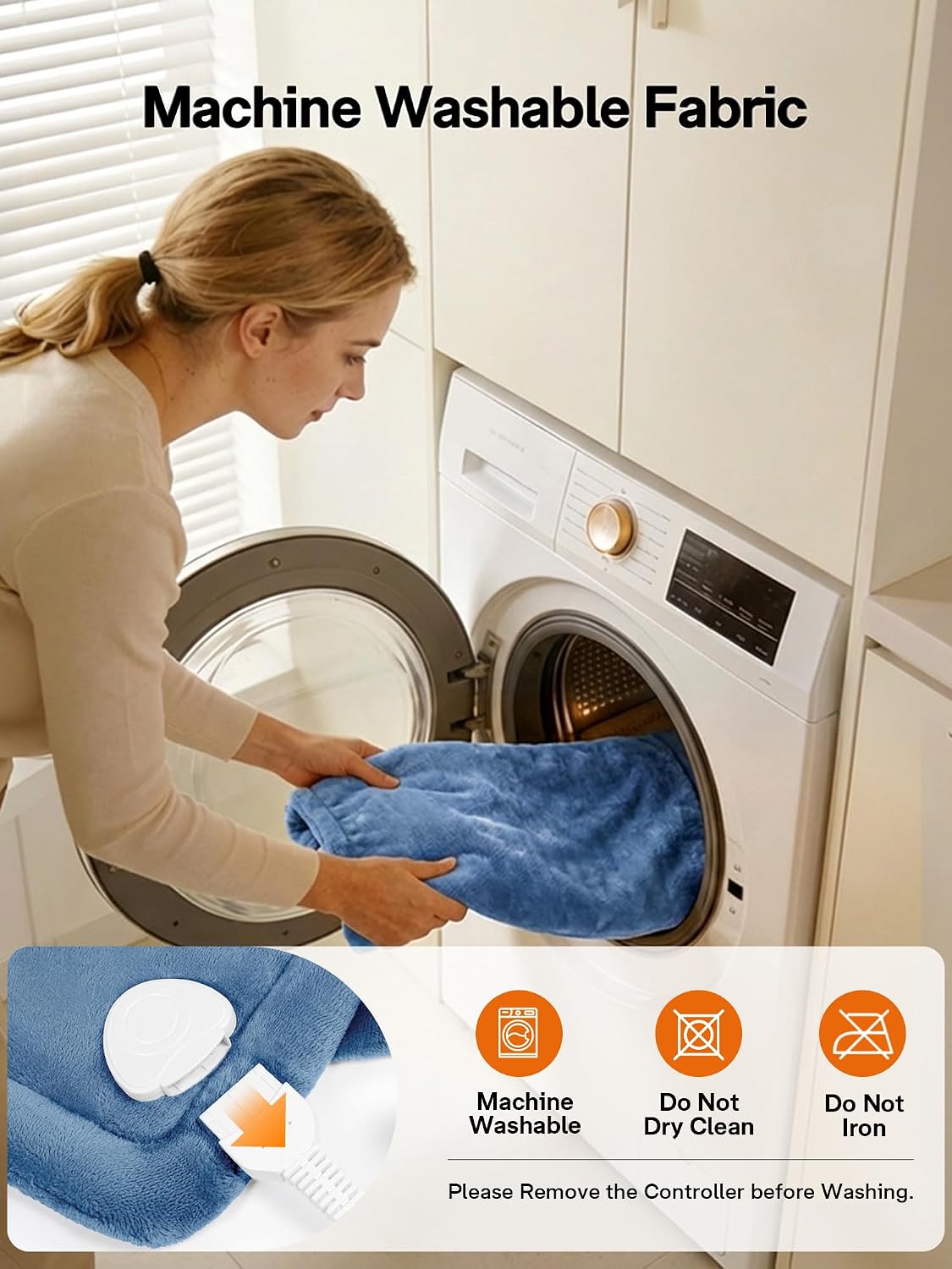 ALLJOY Heating Pad for Neck and Shoulders and Back Pain Relief