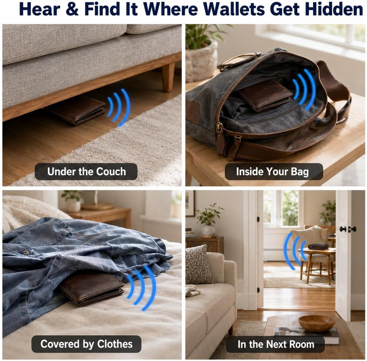 Wallet Finder Card for iPhone: Loud Enough to Hear Under Couch