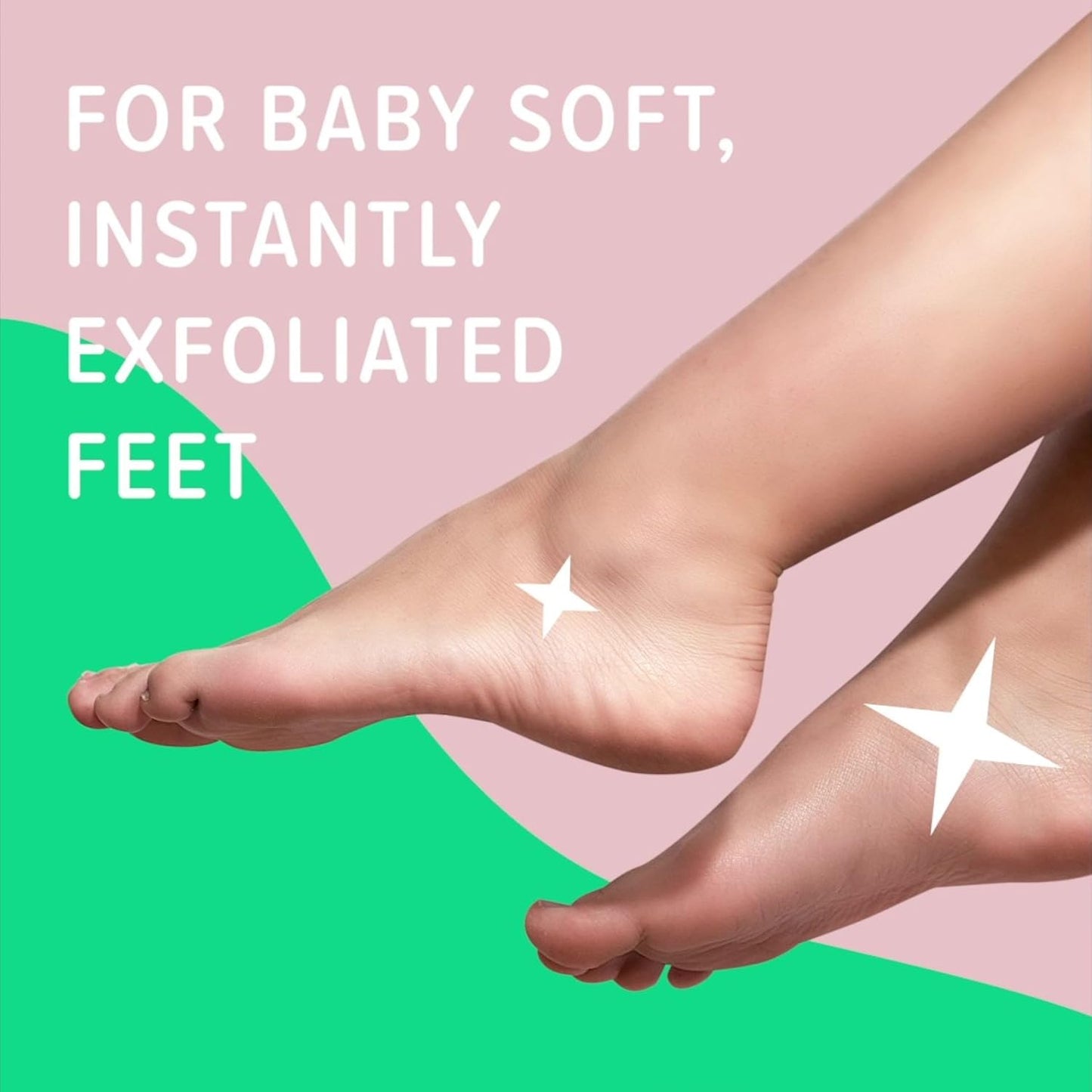 Freeman Flirty Feet Instant Foot Peeling Spray, Exfoliating Foot Mask For Summer, Moisturizing & Smooth Dry, Cracked Heels, Remove Dead Skin Quickly, Cruelty-Free & Vegan, 4 fl.oz./ 118 ml Bottle