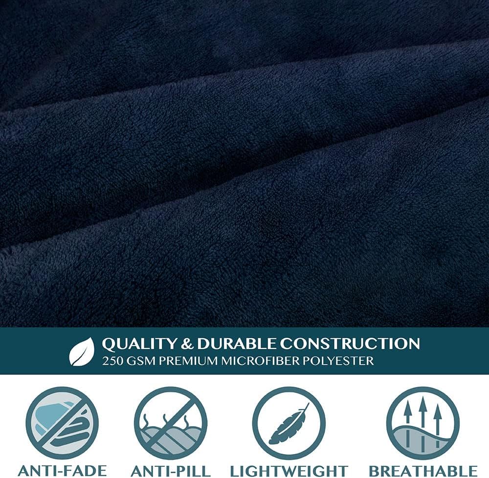 PAVILIA Wearable Blanket with Sleeves for Adult Women Men, Cozy Fleece Warm Wrap Throw with Arms, Gifts for Christmas, Wife