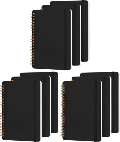 Utron 3 PCS Small Spiral Notebook 5x7, Notebooks for Note Taking, Morandi Spiral Journal Notebook, Work Notebook Small Notebooks 5x7 with Strap, Cute Notebooks for Women 70 Sheets/Note Books