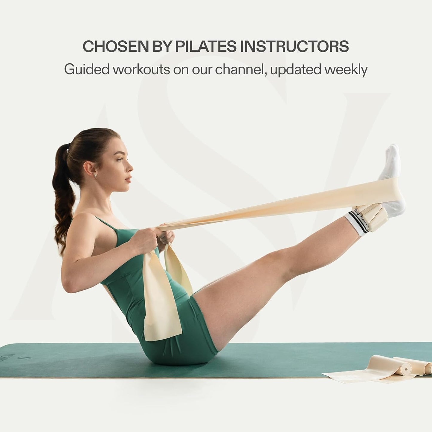 Signature Pilates Set - Complete Pilates Kit with Ring, Ball, Wrist and Ankle Weights & Resistance Bands for Home or Studio Workouts