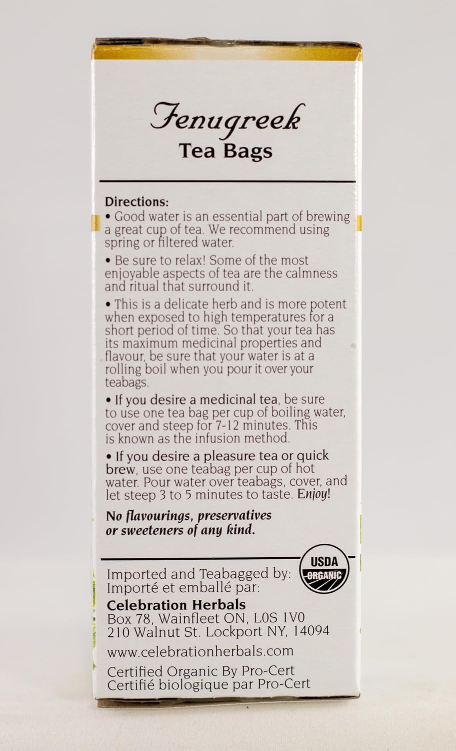 Celebration Herbals Organic Milk Thistle Seed Herbal Tea -- 24 Tea Bags, NET WT.60, 2.11 OZ