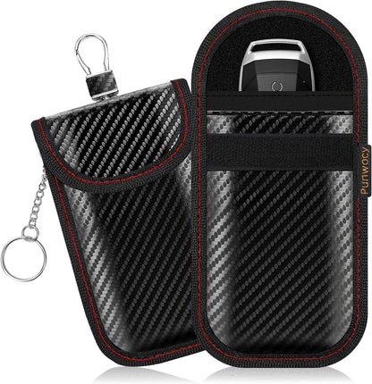 Faraday Bags for Phones & Car Key Fobs, Signal Blocking, 2-Pack