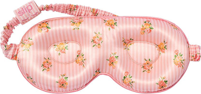slip Contour Sleep Mask | 100% Pure Mulberry Silk, Ultra Soft | Contoured Design, Prevents Eye Pressure | Adjustable Strap, Ideal for Travel - Black
