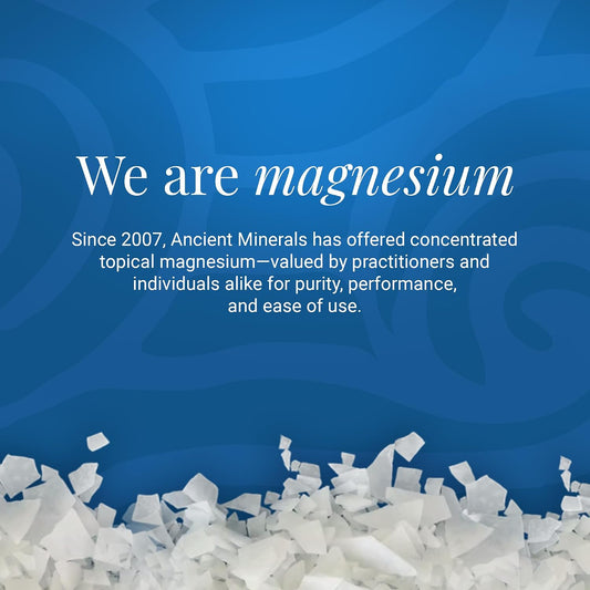 Ancient Minerals Magnesium Bath Flakes, Epsom Salt Alternative, 8lb