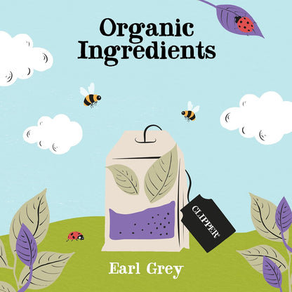 Clipper Organic Earl Grey Tea, 80 Tea Bags