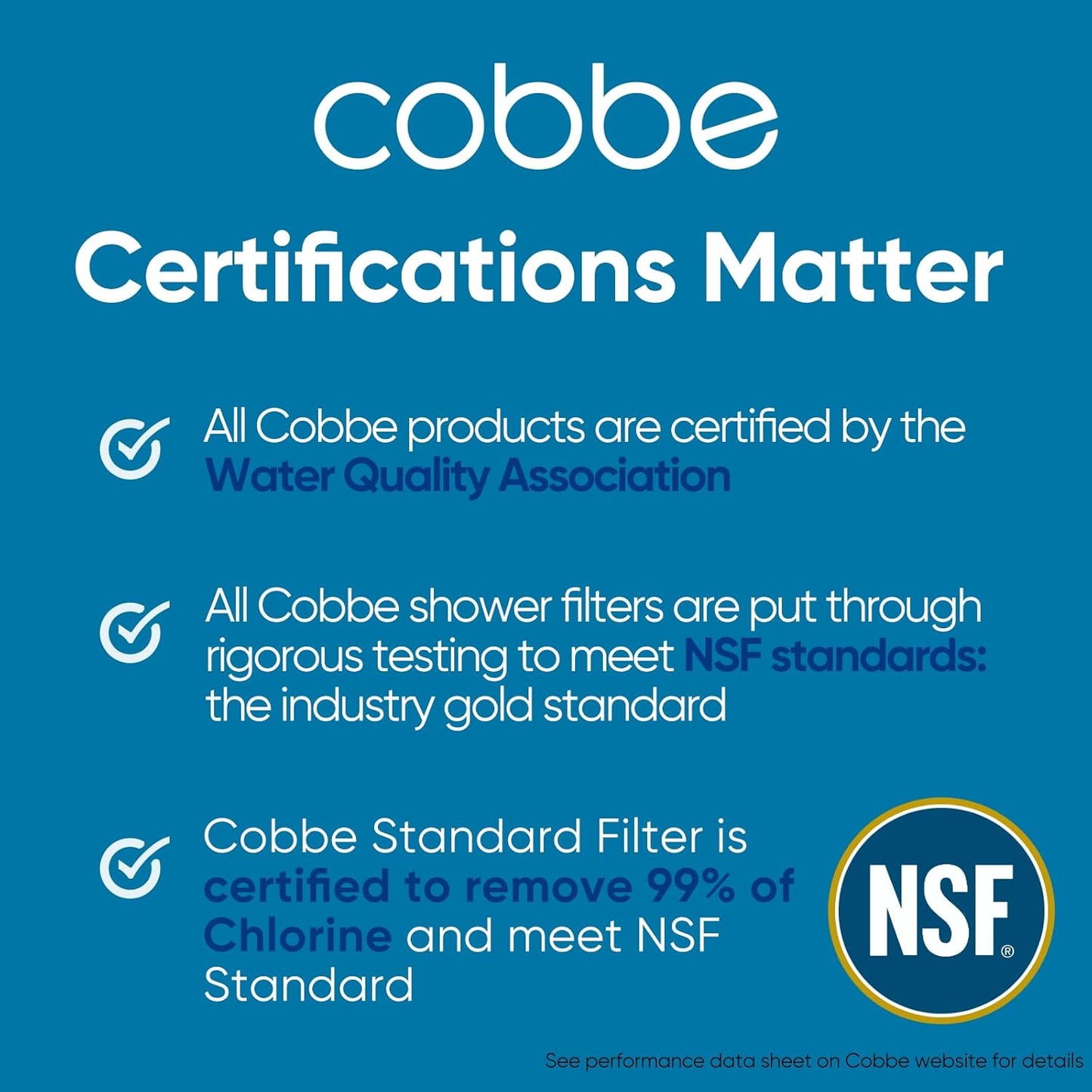 Cobbe Filtered Shower Head with Handheld, High Pressure 6 Spray Mode Showerhead with Filters, Water Softener Filters Beads for Hard Water - Remove Chlorine - Reduces Dry Itchy Skin, Chrome