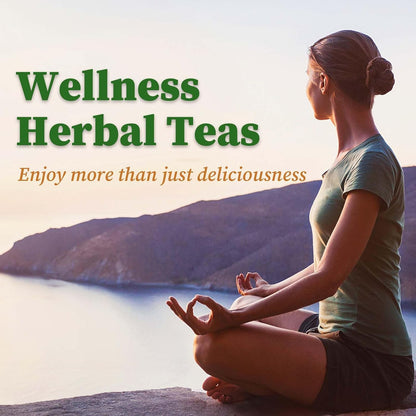 FullChea - Rooibos Tea Bags, 60 Counts - Premium South African Natural Rooibos - Non-GMO - Caffeine-Free - Antioxidant-Rich & Supports Digestion