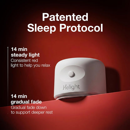 Helight Red Light Therapy Sleep Device – 630nm Pure Red Light Lamp Sleep Aid to Support Deep Relaxation – Rest Lamp Backed by Science for Adults & Kids Bedrooms
