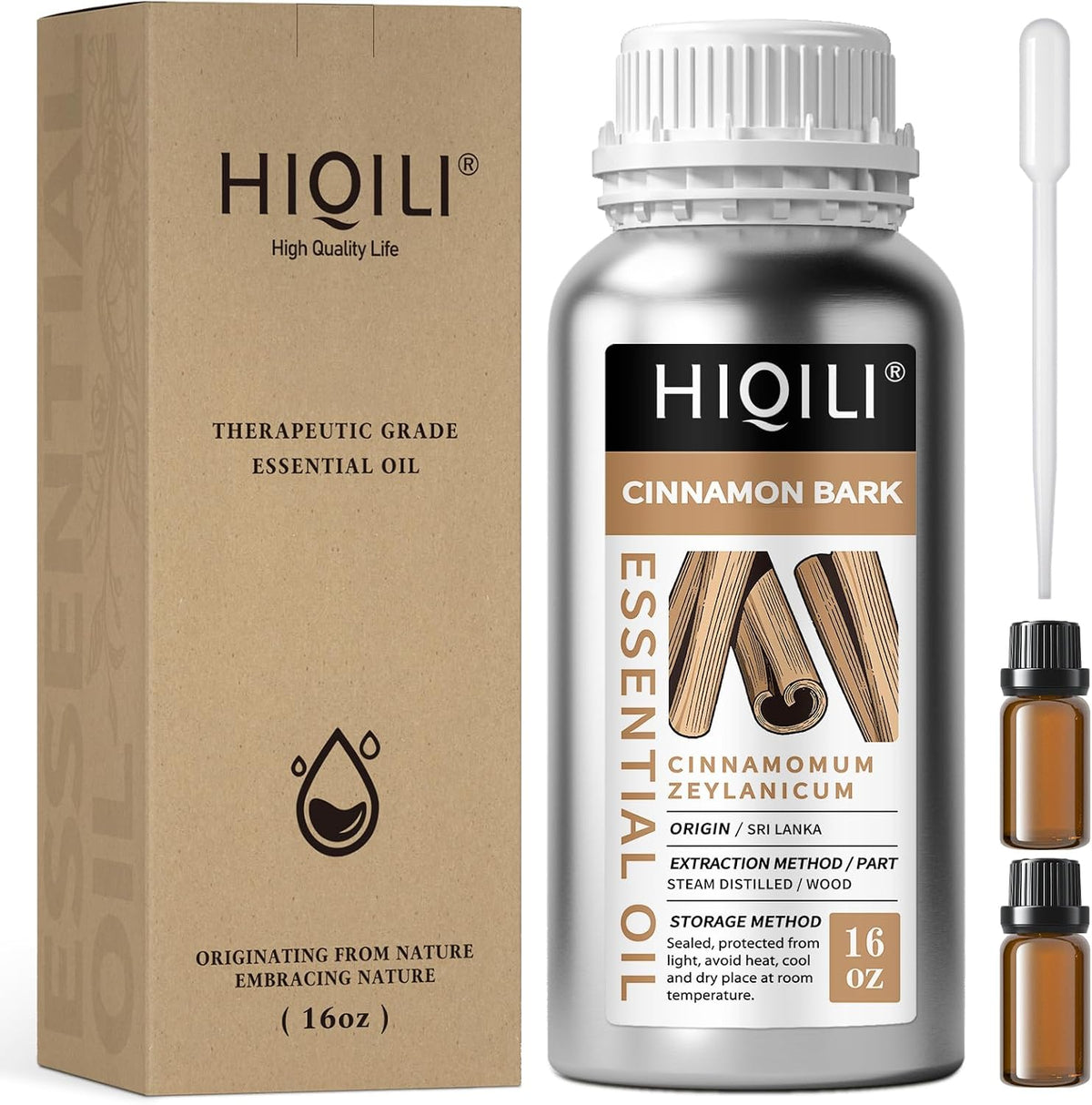 HIQILI Lavender Essential Oil for Diffuser, Aromatherapy & Air Freshening