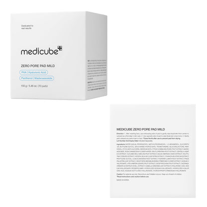 medicube Toner Pads Zero Pore Pad 2.0 for Exfoliation and Pore Care