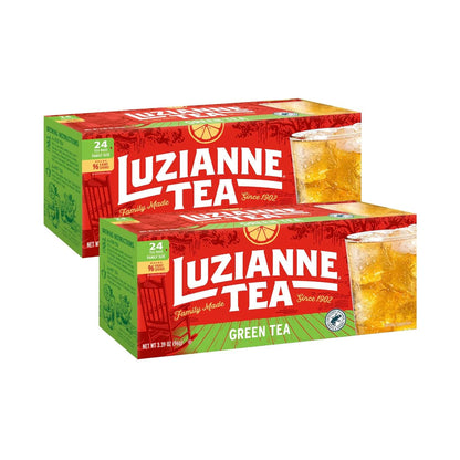 Luzianne Unsweetened Hibiscus Iced Tea Bags, Family Size, 22ct Box (Pack of 6)
