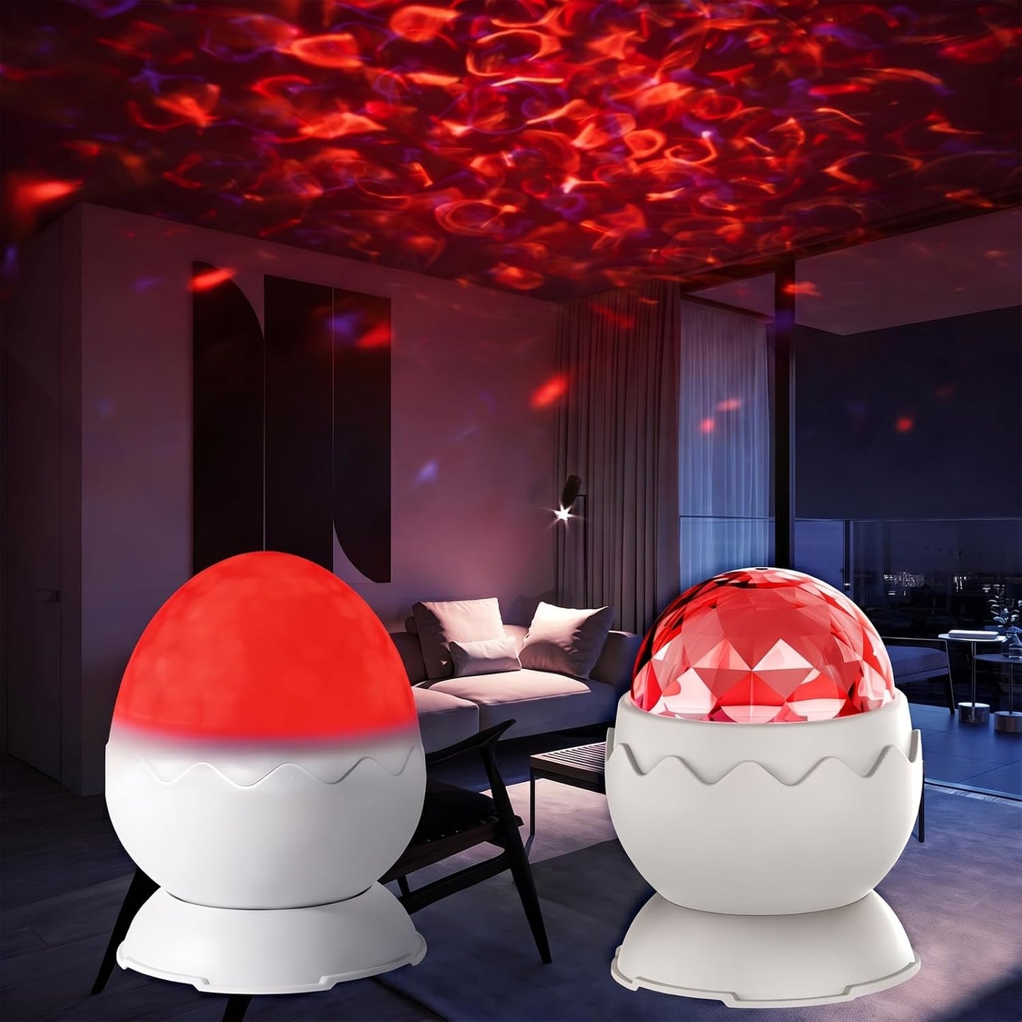 Red Light Night Light, 2-in-1 Sleep Aid Red Light for Bedroom