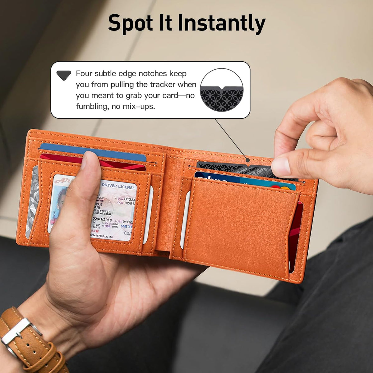 2026 Apple MFi Certified Wallet Tracker Smart Card for Find My