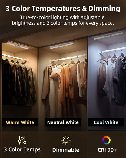 EZVALO 13-inch Closet Lights, Motion Sensor Lights Indoor