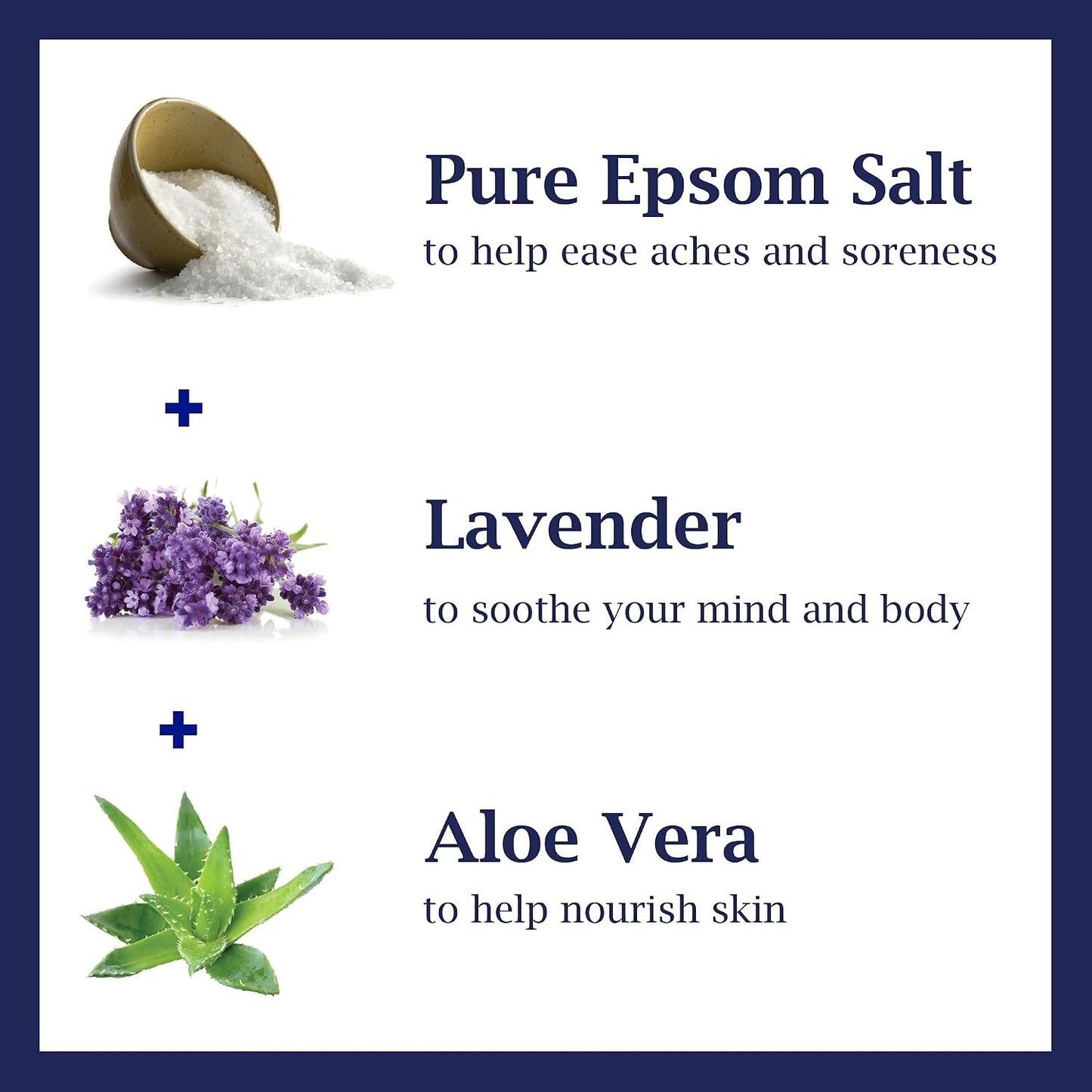 Dr. Teal's Epsom Salt Soaking Solution and Foaming Bath with Pure Epsom Salt Combo Pack, Lavender