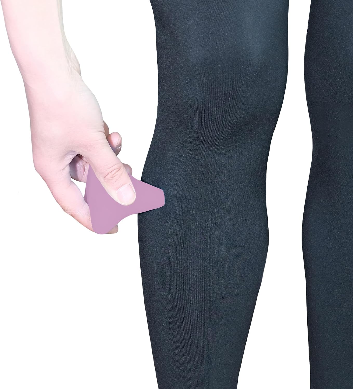 Manual Trigger Point Massage Tool. Small Massager Ball for Deep Tissue Myofascial Release Physical Therapy Foot Plantar Fasciitis Pain Relief Muscle Knot Psoas Hip Flexor Iliacus Release 3×2.6″(Blue)