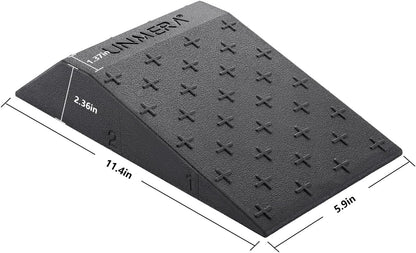 UNMERA Squat Wedge Block 2PCS Non Slip Professional Ramp, Platform for Heel Elevated Squats and Calf Raises