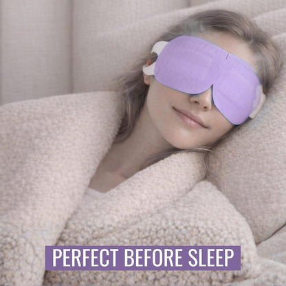 NOVEHA Self Heating Steam Eye Mask for Dry Eyes 30PCs Air-Activated Steam Eye Mask, Warm Compress for Ease Daily Strain, Eye Relaxation, Travel & Spa Use, Soothing Moist Heat for Tired & Stressed Eyes