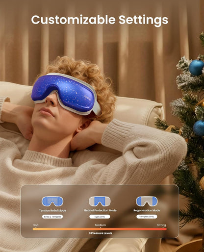 RENPHO Eyeris 3 Eye Massager with Heat and Cooling, Massaging Eye Mask