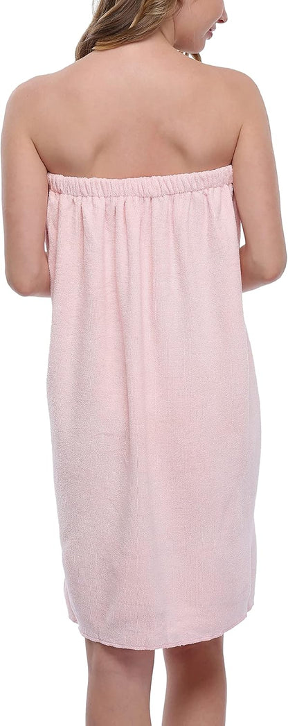 goodmansam Women's Shower Wrap Robes Spa Body Wrap Bathrobe Ultra Absorbent Cover up Towels