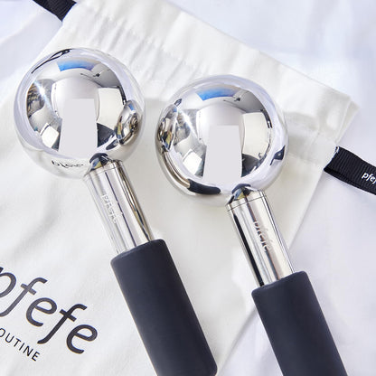 360 Rotating Ice Globes for Face Eyes, Facials Cold Roller for Puffy Eyes