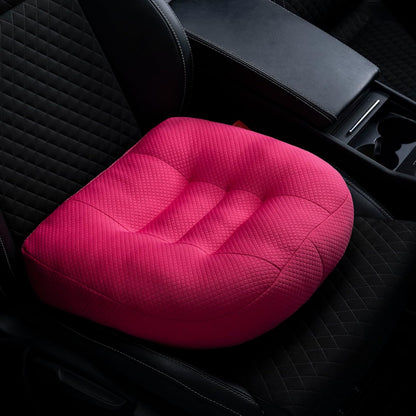 WSGJHB Car Booster Seat Cushion Posture Cushion for Long Sitting | Portable Breathable Mesh, Effectively Increase The Field of View Ideal for Office, Home, Car Angle Lift Seat Cushions,Black
