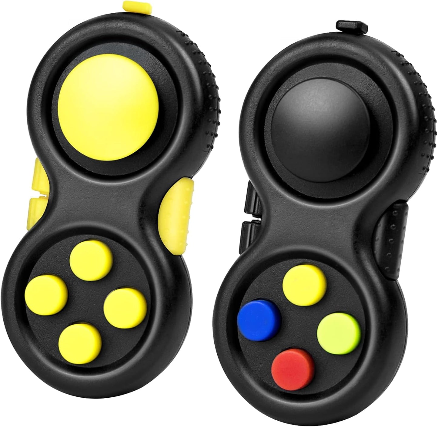 Original Fidget Toy Game, Rubberized Classical Controller Fidget Concentration Toy with 8-Fidget Functions and Lanyard - Excellent for Relieving Stress and Anxiety