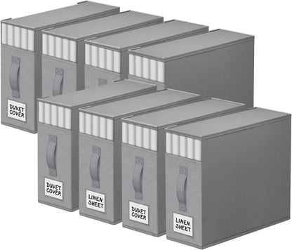 StorageTastic Bed Sheet Closet Organizers and Storage Under Bed Storage