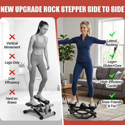 Rock Stepper Side to Side, 300 LBS Capacity, Side Stepper Exercise at Home