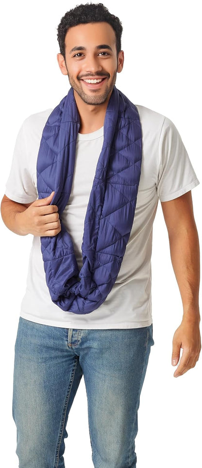 PYVOT Weighted Infinity Scarf, 3 lb Sensory Shoulder Wrap for Everyday Comfort