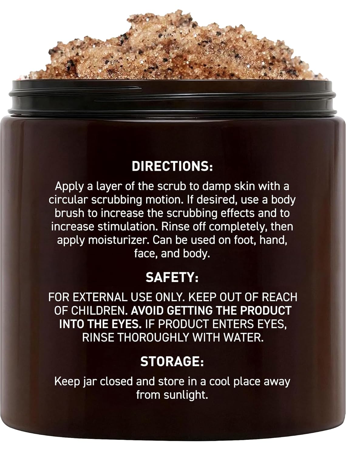 Brooklyn Botany Coconut Milk Body Scrub - Moisturizing and Exfoliating Body, Face, Hand, Foot Scrub - Fights Stretch Marks, Fine Lines, Wrinkles - Great Gifts for Women & Men - 10 oz