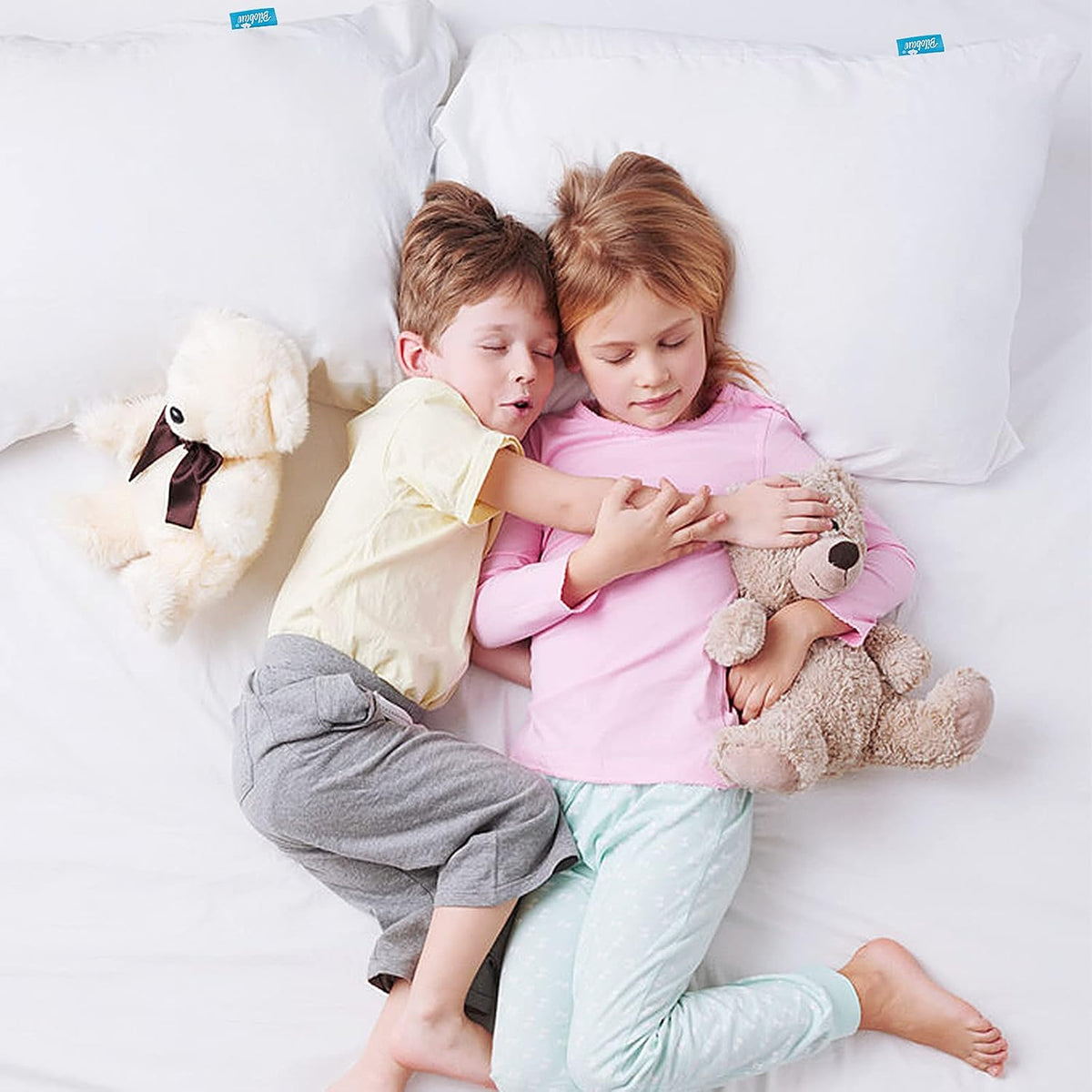Pillow Protectors Waterproof 2-Pack, Standard Size with Zipper