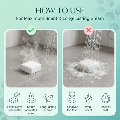 REVIV Shower Steamers Aromatherapy – 15pc Eucalyptus & Mint Shower Bombs