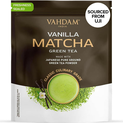 VAHDAM Instant Chai Latte - 10 Sachets (7.7 Oz / 220g) | Authentic Indian Chai with Natural Spices | Just Add Water, No Steeping Required | Creamy Chai Latte Anytime