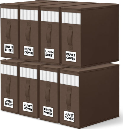 WOWBOX Bed Sheet Organizers and Storage,Closet Organizer Under Bed Storage