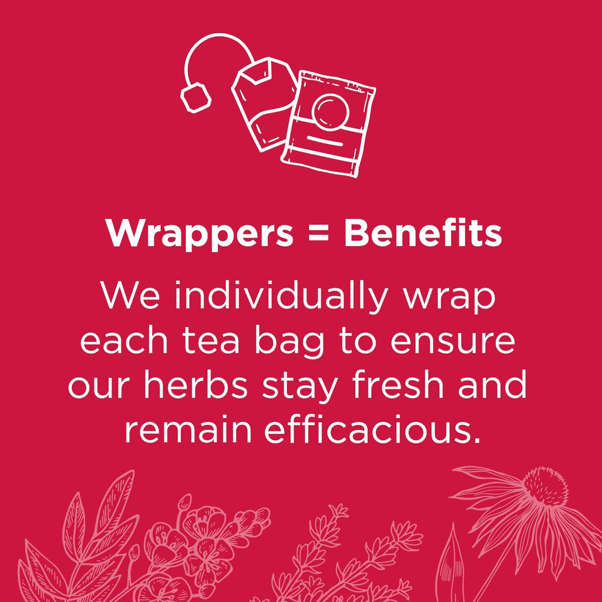 Traditional Medicinals Organic, Throat Coat Tea, Original with Slippery Elm - Supports Throat Health - Kosher, Non-GMO, Caffeine-Free, Compostable - 48 Tea Bags