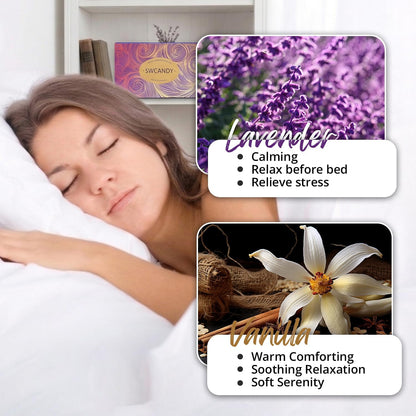 SWCANDY Shower Steamers Aromatherapy Travel Essentials Birthday Gifts for Women, Lavender 8 Pcs, Bath Bombs Shower Bombs with Natural Essential Oils, Relaxation Home SPA