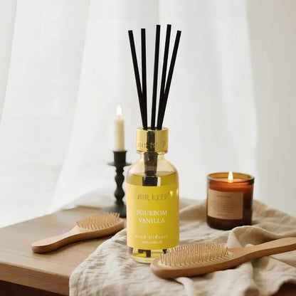 Airkeep Reed Diffuser Oil Set with Reed Sticks,Citrus Aromatherapy Oil Scent Diffuser for Home Office Bathroom Decoration Perfume and Gifts 3.38oz/100ml