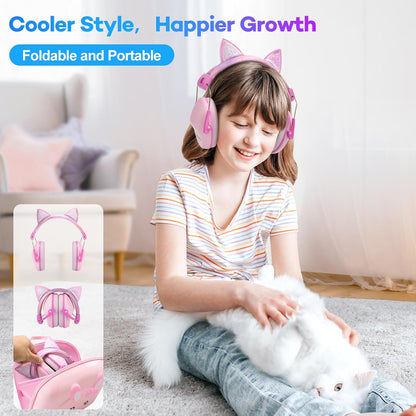 Noise Cancelling Headphones for Kids, Kids Ear Protection 28dB SNR Noise Reduction Ear Muffs for Toddler/Children, Noise Cancelling Headphones Hearing Protection for Fireworks/Monster Truck
