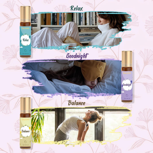 SALKING Floral Essential Oils Set, Premium Pure and Natural Essential Oils, Fragrance Oil Scented Oils for Oil Diffusers 6 x 10 ML - Lavender, Rose, Jasmine, Cherry Blossom, Gardenia, Chamomile