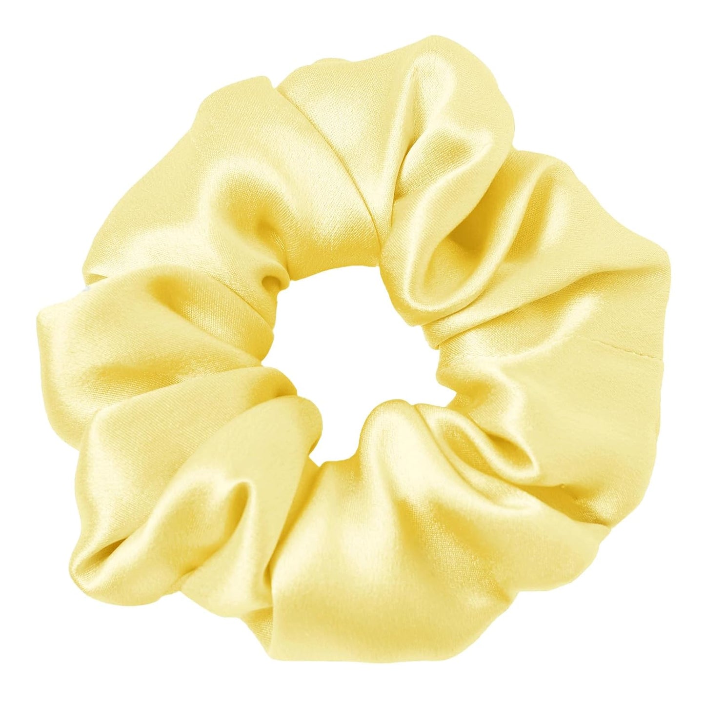 LILYSILK Silk Hair Scrunchies / Ties for Frizz & Breakage Prevention, 100% Mulberry, No Damage, Elastic ponytail Holders, 1Pc, Coffee - Colors B