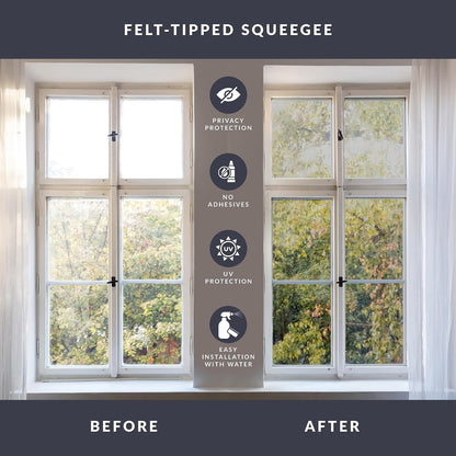 Blackout Light Effects Window Privacy Film by Artscape - Light Blocking Blackout Film, Static Cling, Full Coverage Privacy, Light Control, Helps Create a Calm, Focused Space - 17.72 x 72 Inch