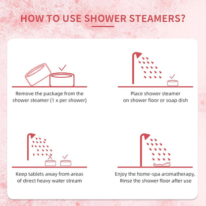 18-Pack Shower Steamers Aromatherapy, Self Care Birthday Gifts for Women Men, 6 Scented Organic Shower Bombs with Natural Essential Oils Relaxation Home SPA, Travel Essentials, Appreciation Gifts
